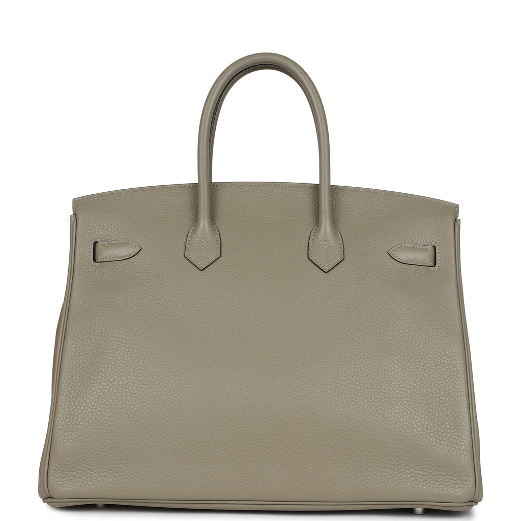 Hermes Birkin 35 Sauge Togo Palladium Hardware