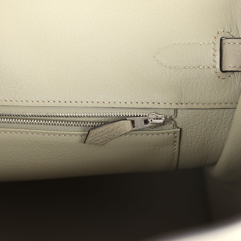 Hermes Birkin 35 Sauge Togo Palladium Hardware