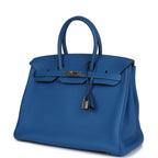 Hermes Birkin 35 Mykonos Togo Palladium Hardware