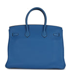 Hermes Birkin 35 Mykonos Togo Palladium Hardware