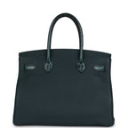 Hermes Birkin 30 Vert Cypress Togo and Matte Alligator Touch Gold Hardware
