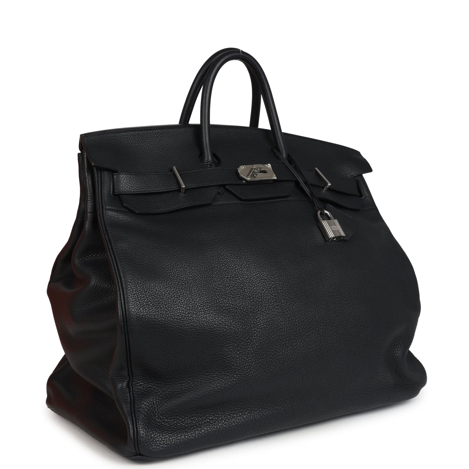 Hermes HAC Birkin 50 Black Togo Palladium Hardware