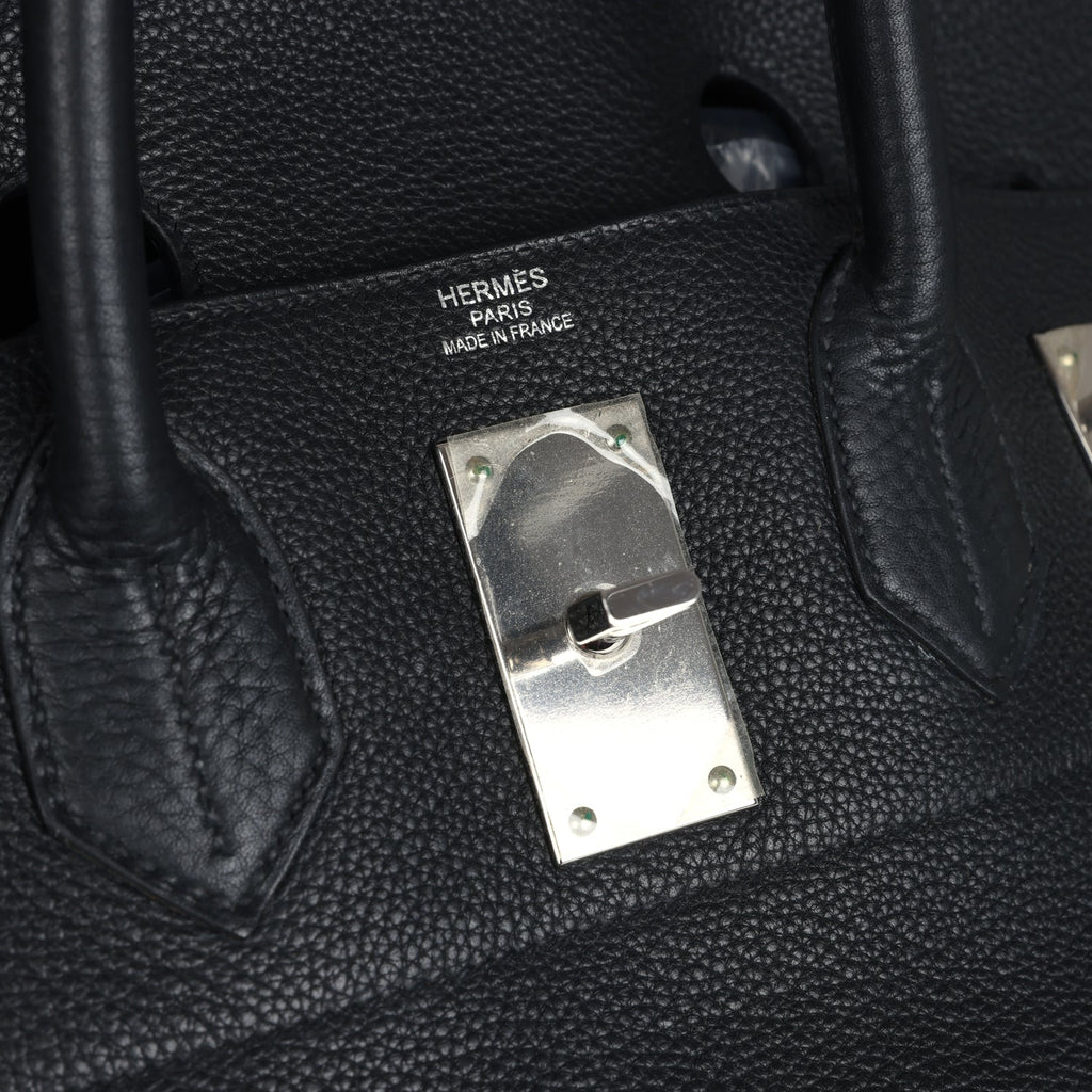 Hermes HAC Birkin 50 Black Togo Palladium Hardware