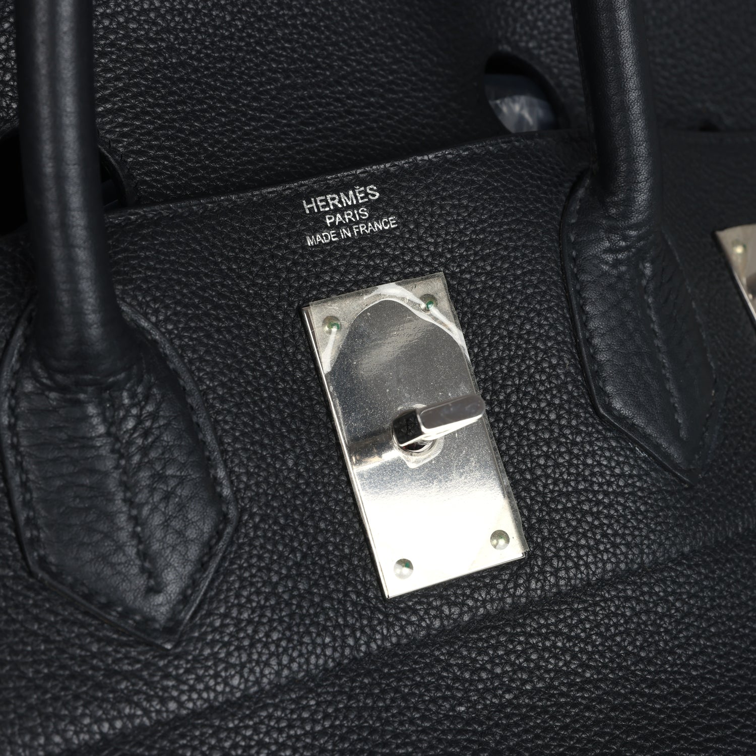 Hermes HAC Birkin 50 Black Togo Palladium Hardware