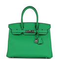 Hermes Birkin 30 Bambou Clemence Palladium Hardware