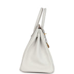 Hermes Birkin 35 Gris Pale Togo Gold Hardware