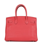 Hermes Birkin 30 Bougainvillea Clemence Palladium Hardware
