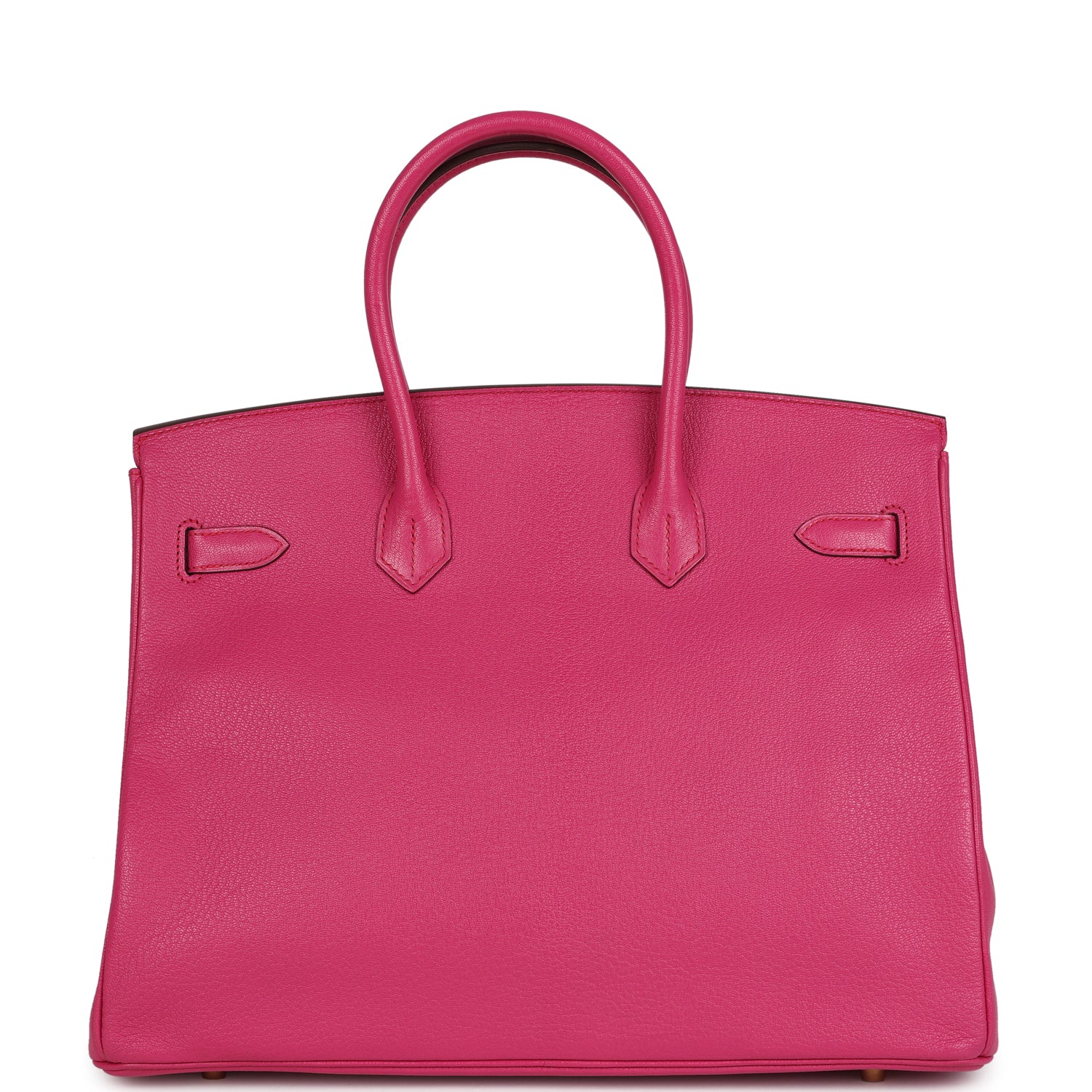 Hermes Birkin 35 Rose Shocking Chevre Mysore Gold Hardware