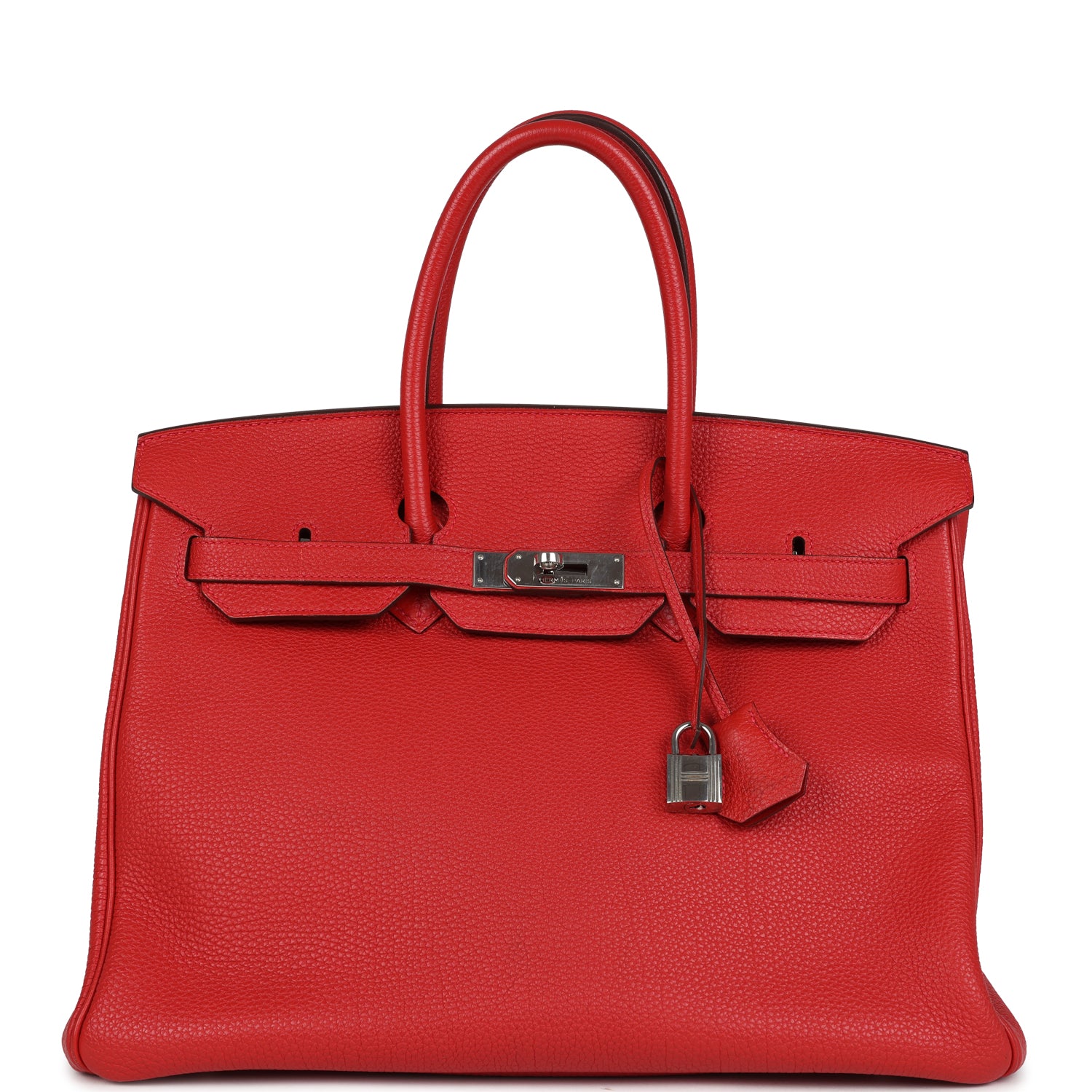 Hermes Birkin 35 Geranium Togo Palladium Hardware