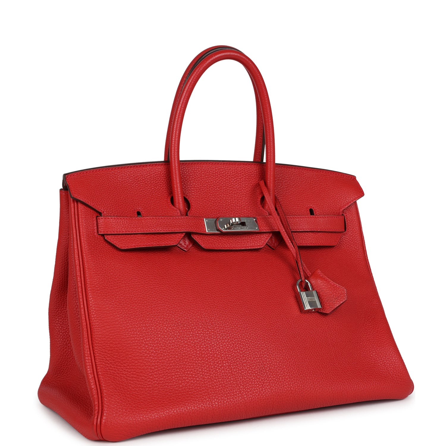 Hermes Birkin 35 Geranium Togo Palladium Hardware