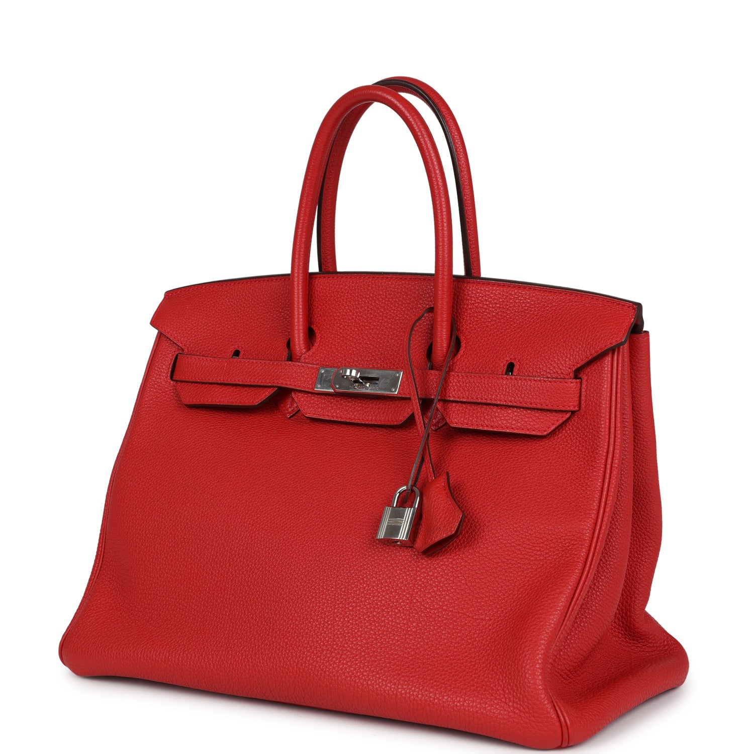 Hermes Birkin 35 Geranium Togo Palladium Hardware