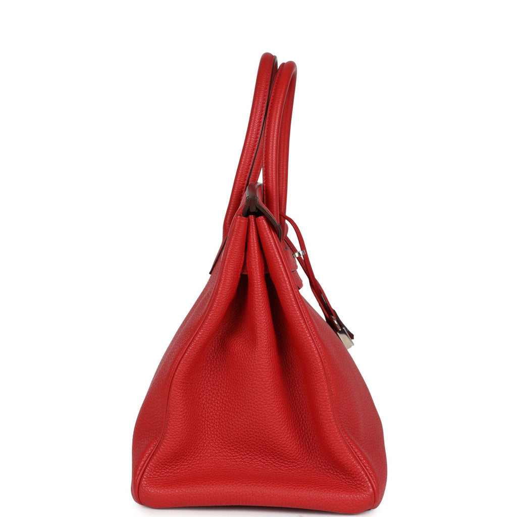 Hermes Birkin 35 Geranium Togo Palladium Hardware