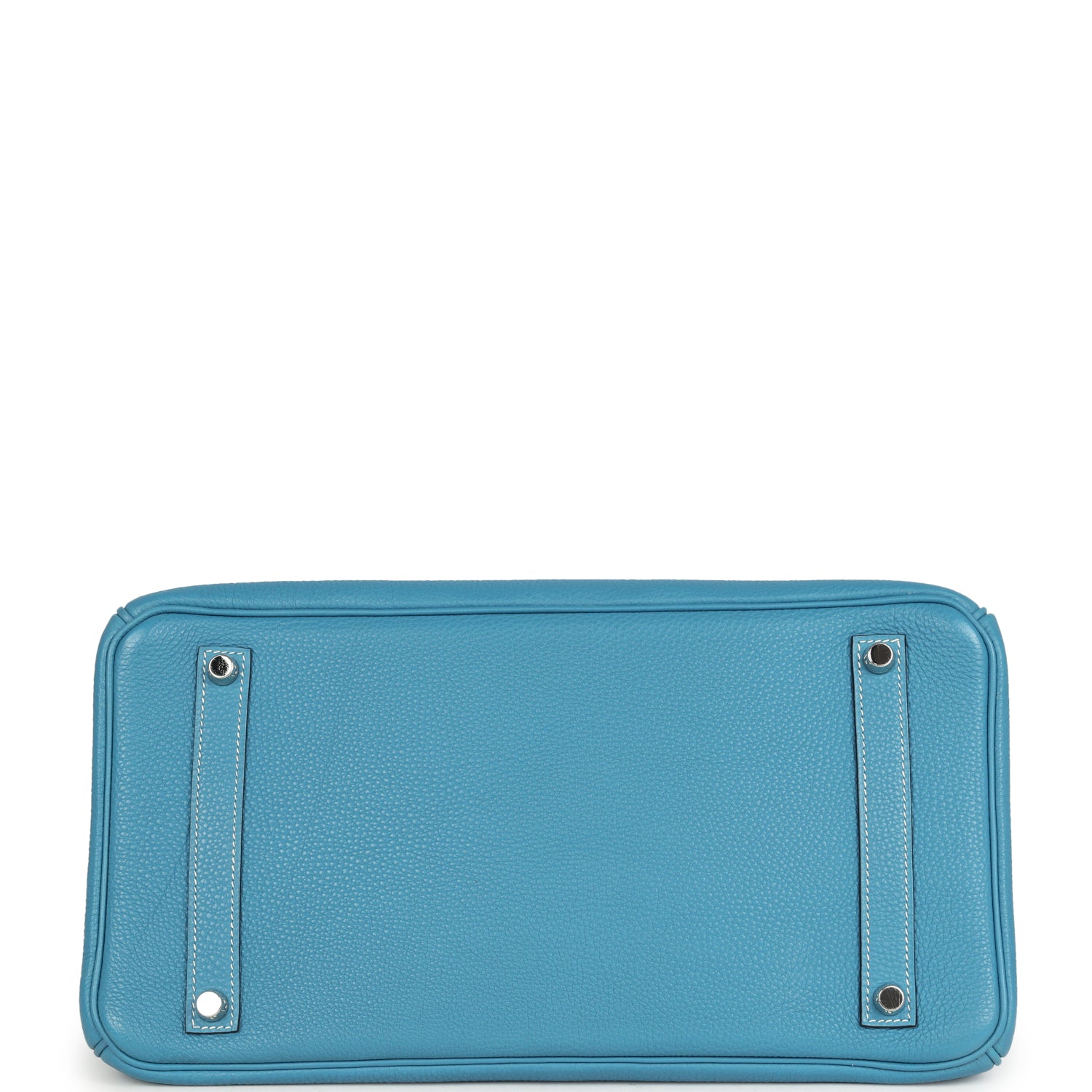 Hermes Birkin 35 Blue Jean Togo Palladium Hardware