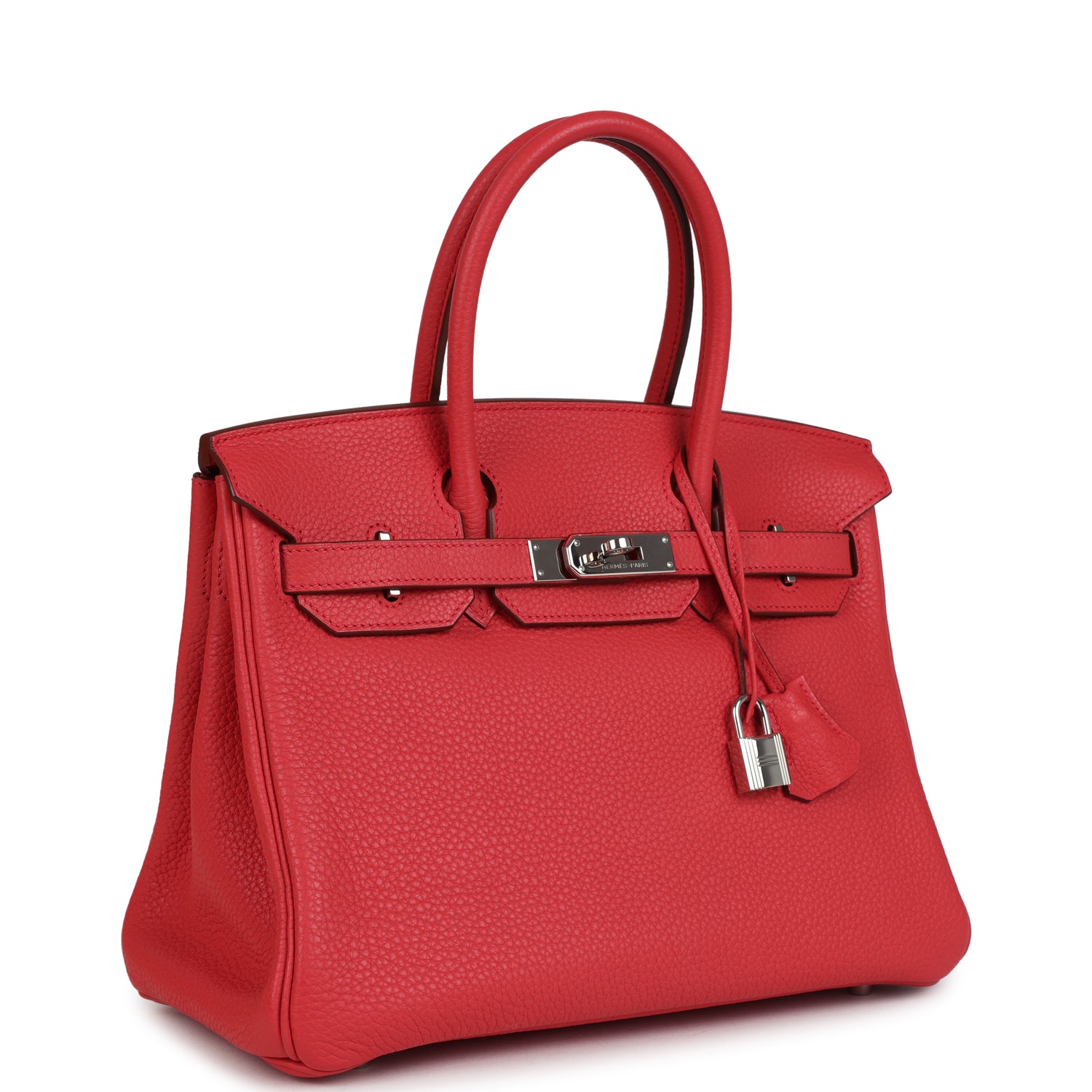Hermes Birkin 30 Bougainvillea Clemence Palladium Hardware