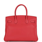 Hermes Birkin 30 Bougainvillea Clemence Palladium Hardware