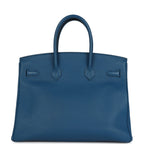 Hermes Birkin 35 Bleu de Galice Togo Palladium Hardware