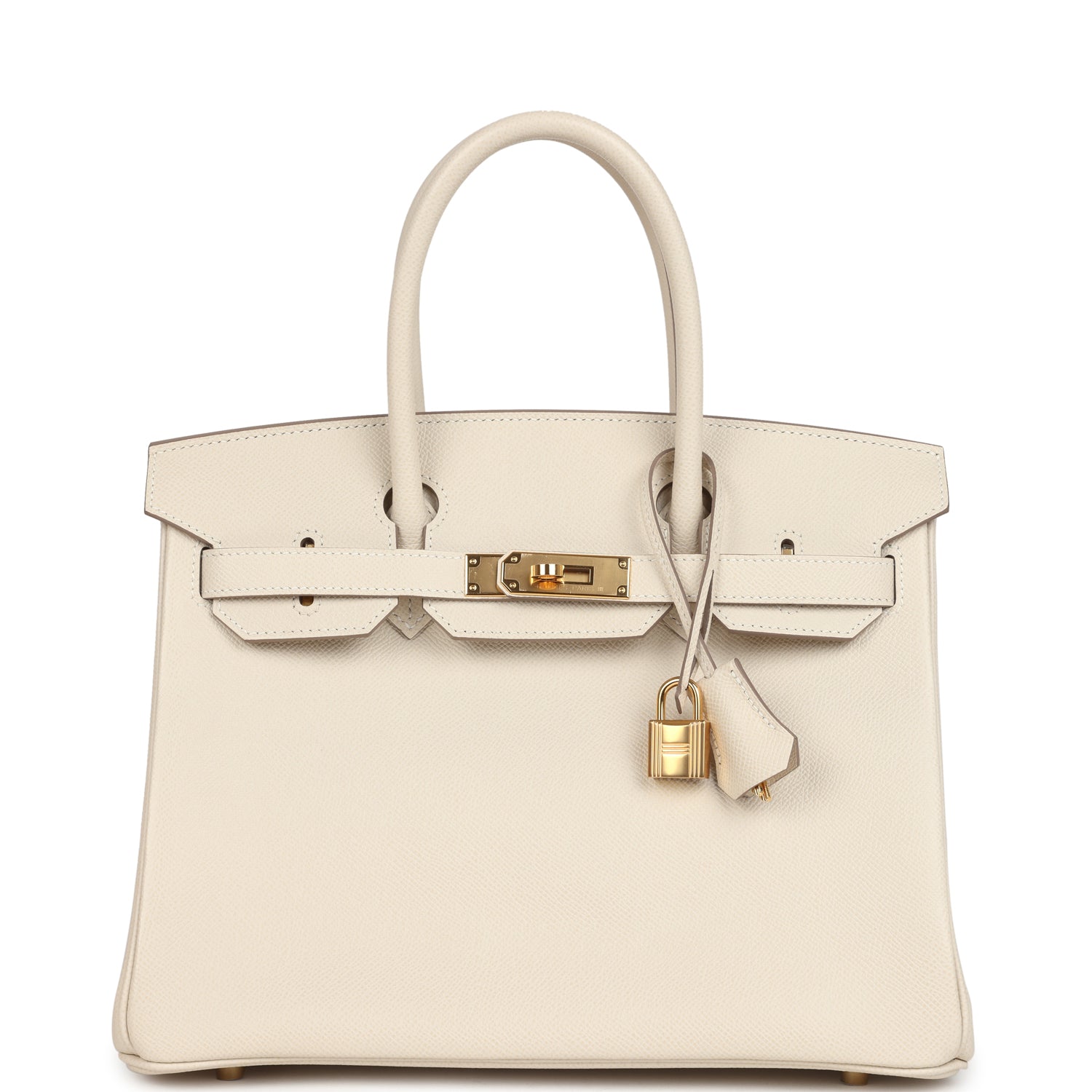 Hermes Birkin 30 Craie Epsom Gold Hardware