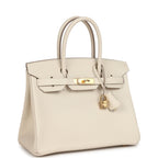 Hermes Birkin 30 Craie Epsom Gold Hardware