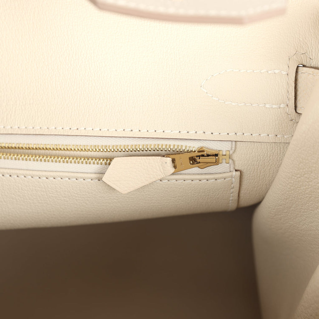 Hermes Birkin 30 Craie Epsom Gold Hardware