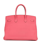 Hermes Birkin 35 Rose Lipstick Togo Palladium Hardware
