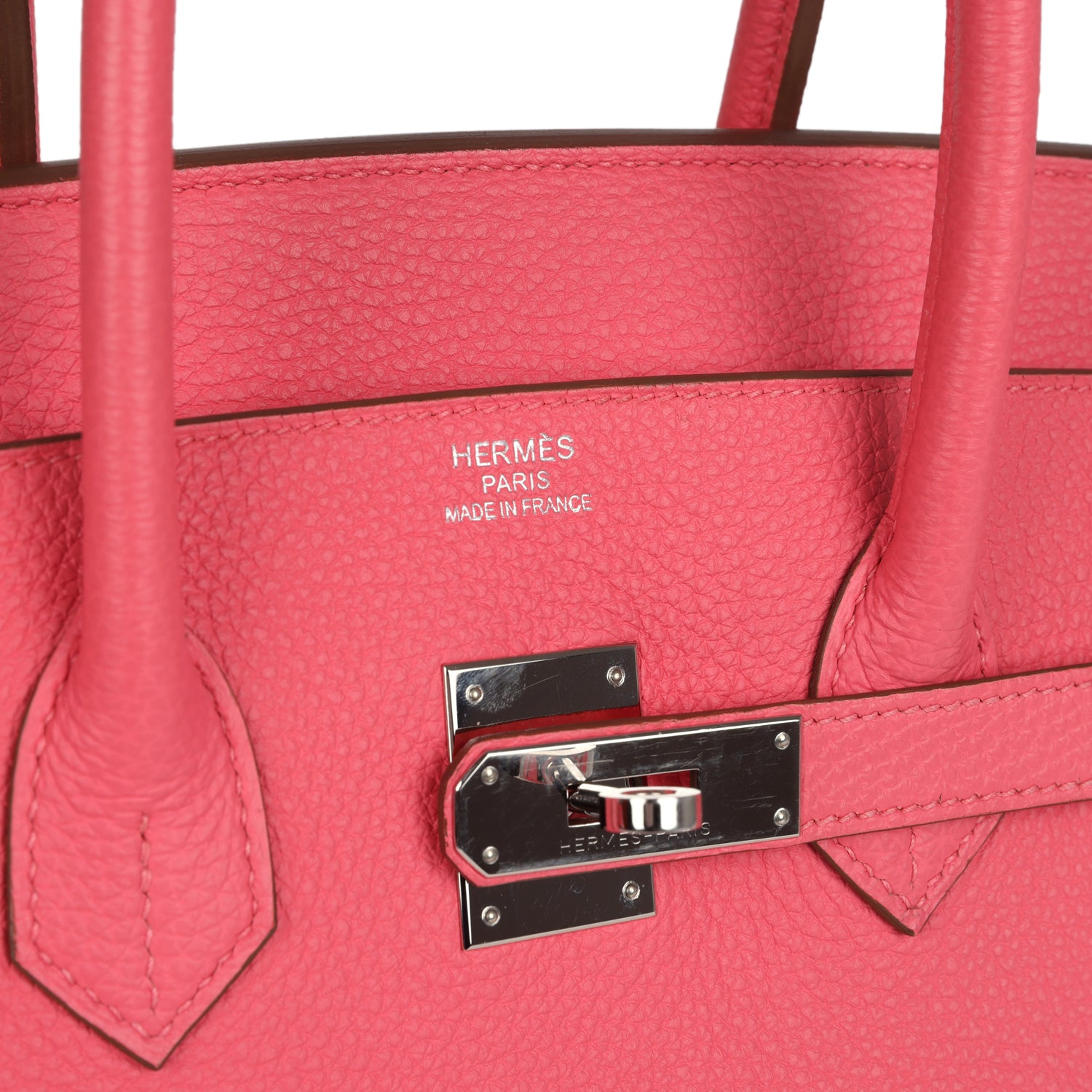 Hermes Birkin 35 Rose Lipstick Togo Palladium Hardware