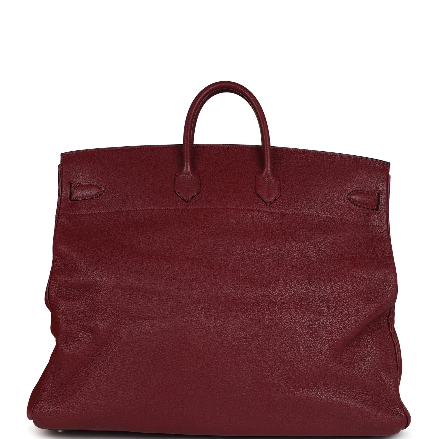 Vintage Hermes Birkin HAC 50 Rouge H Fjord Palladium Hardware