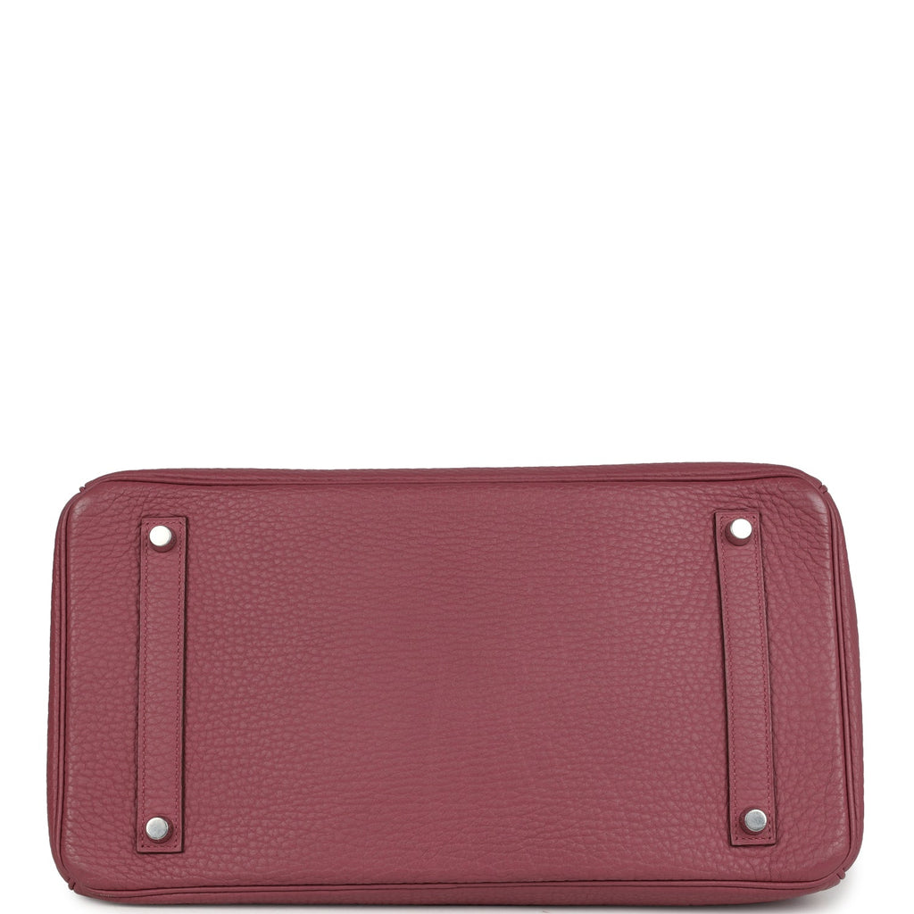 Hermes Birkin 35 Bois De Rose Fjord Palladium Hardware