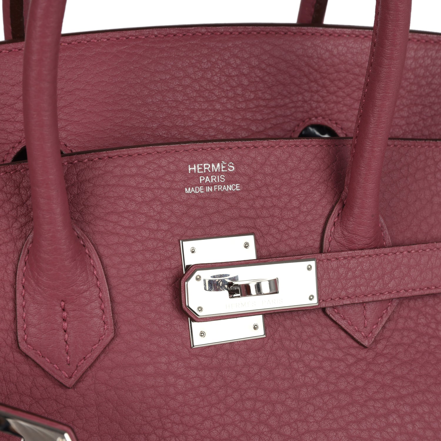 Hermes Birkin 35 Bois De Rose Fjord Palladium Hardware