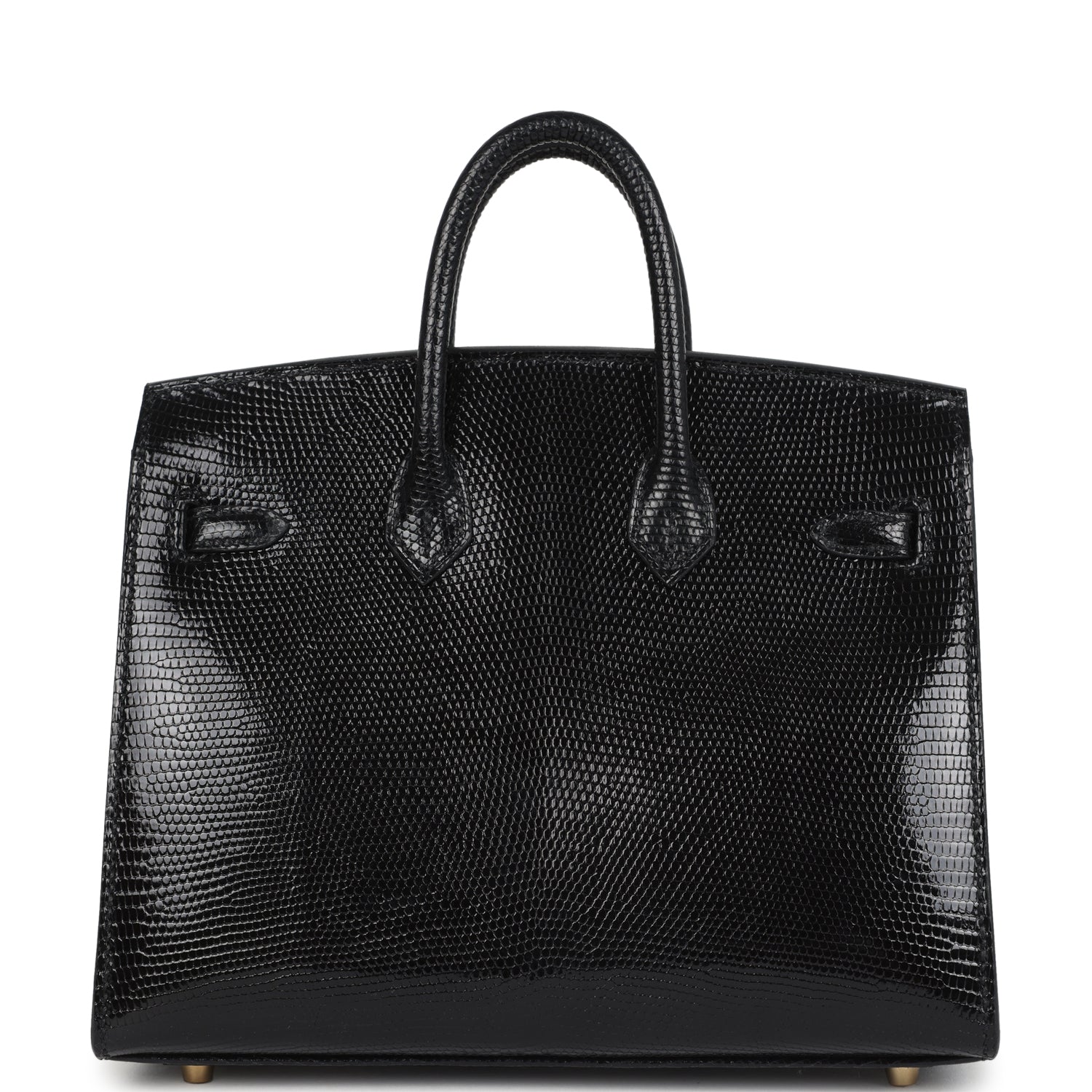 Hermes Birkin Sellier 20 Black Varanus Niloticus Lizard Gold Hardware