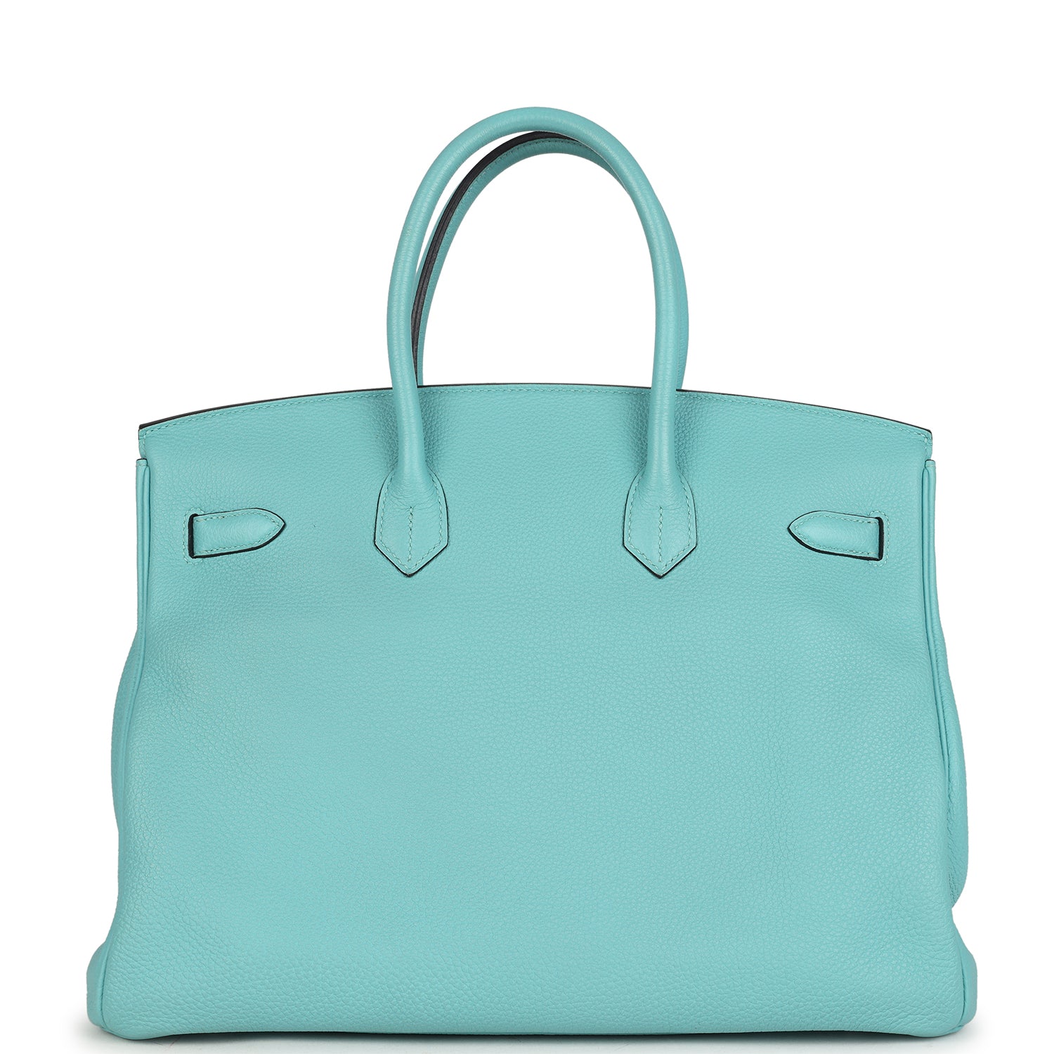 Hermes Birkin 35 Bleu Atoll Togo Palladium Hardware