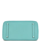 Hermes Birkin 35 Bleu Atoll Togo Palladium Hardware