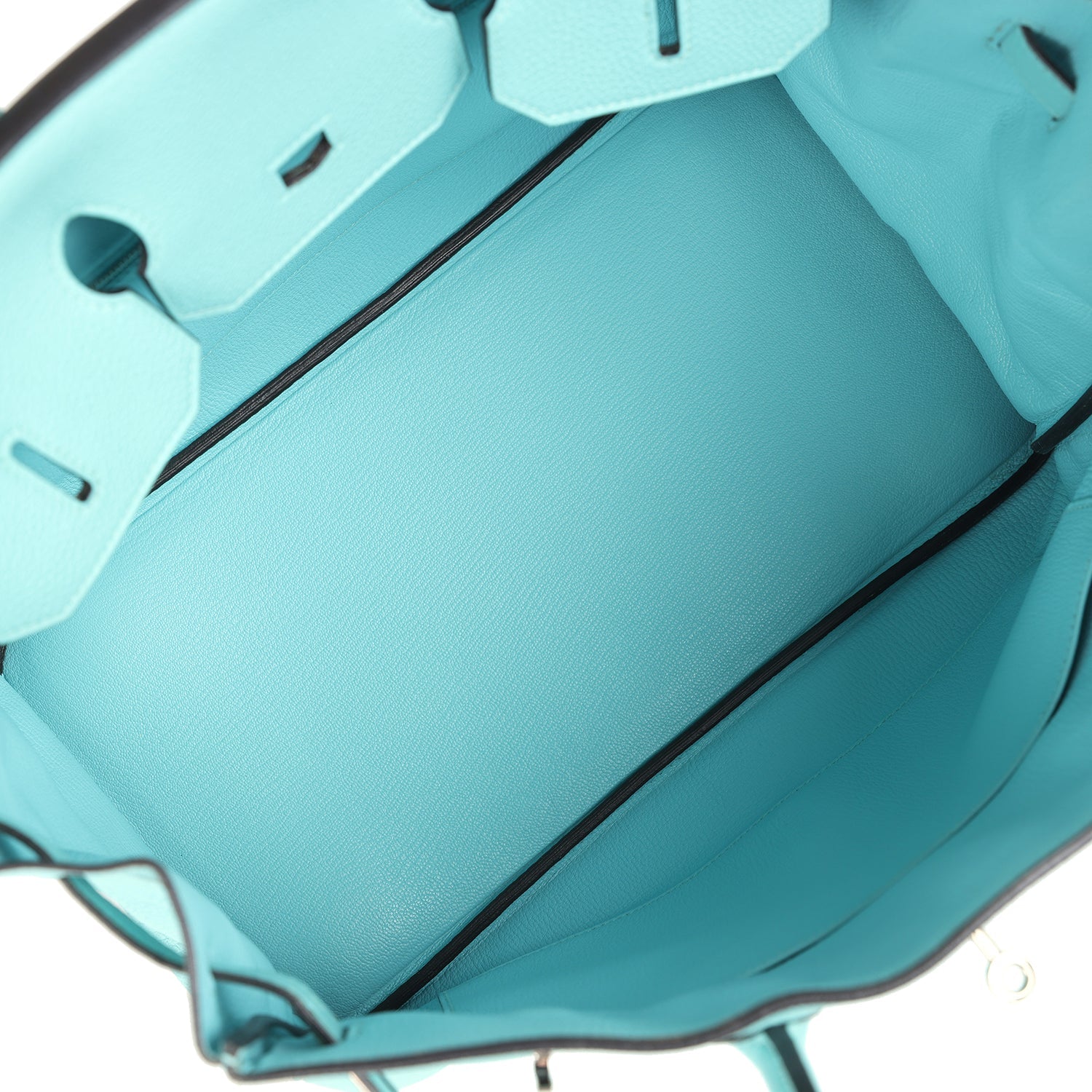 Hermes Birkin 35 Bleu Atoll Togo Palladium Hardware