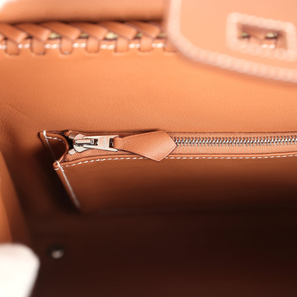 Hermes Picnic Birkin Sellier 25 Gold Swift Palladium Hardware