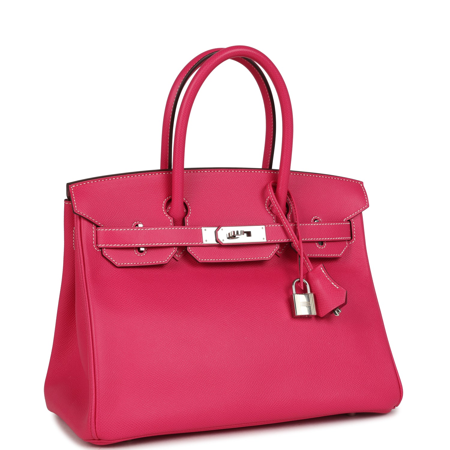 Hermes Birkin 30 Rose Tyrien Epsom Palladium Hardware