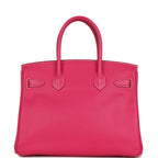 Hermes Birkin 30 Rose Tyrien Epsom Palladium Hardware