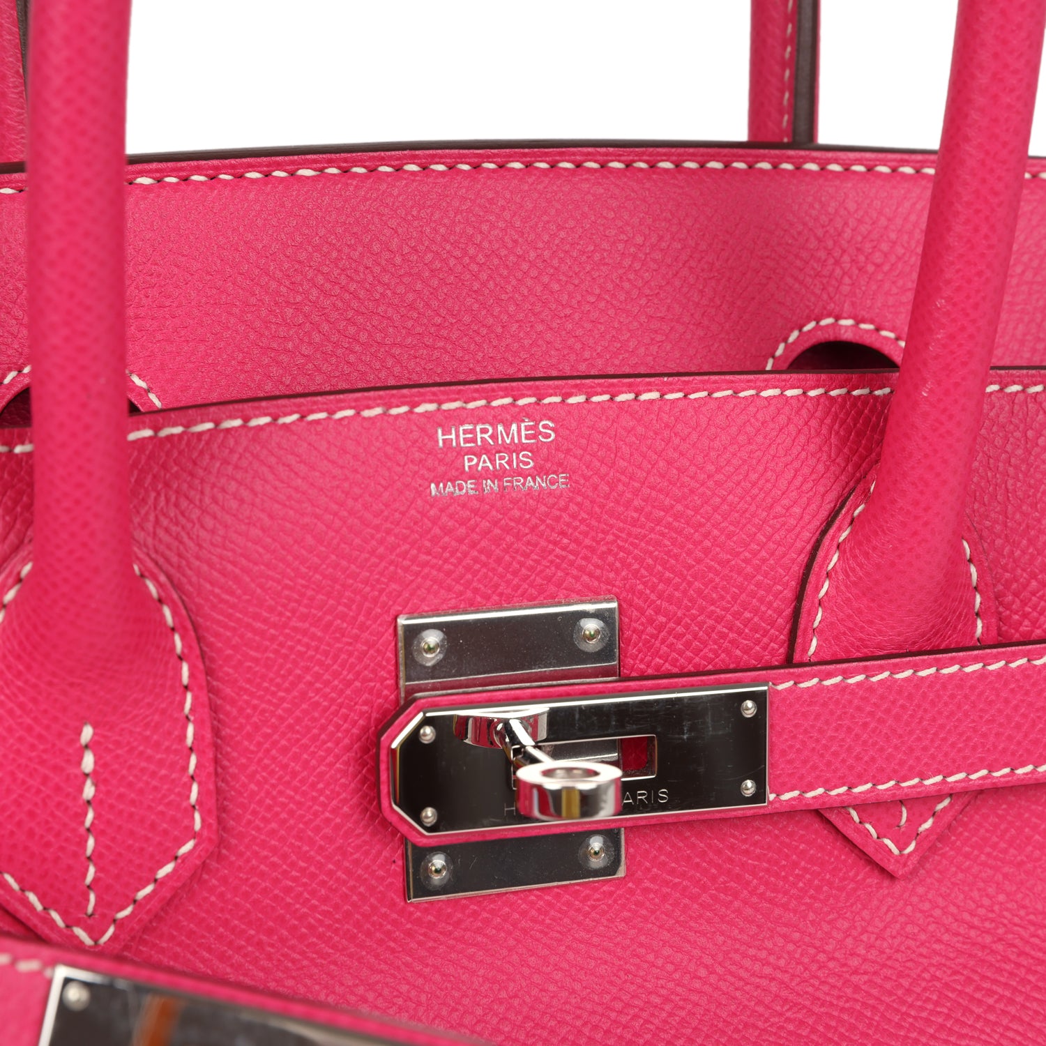 Hermes Birkin 30 Rose Tyrien Epsom Palladium Hardware