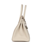 Hermes Birkin 30 Craie Togo Palladium Hardware