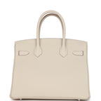Hermes Birkin 30 Craie Togo Palladium Hardware