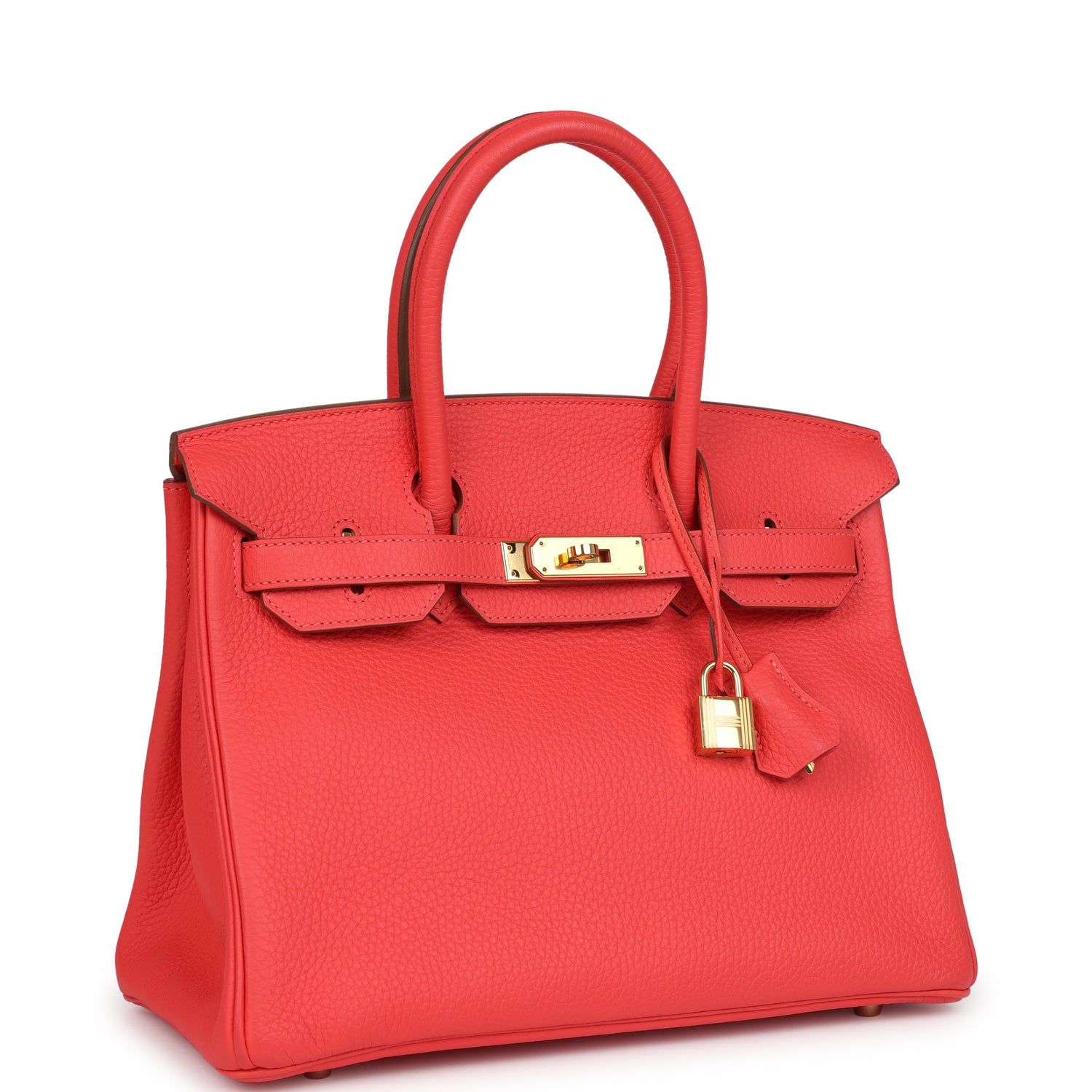 Hermes Birkin 30 Bougainvillea Clemence Gold Hardware