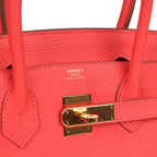 Hermes Birkin 30 Bougainvillea Clemence Gold Hardware