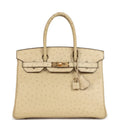 Hermes Birkin 30 Parchemin Ostrich Gold Hardware
