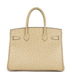 Hermes Birkin 30 Parchemin Ostrich Gold Hardware