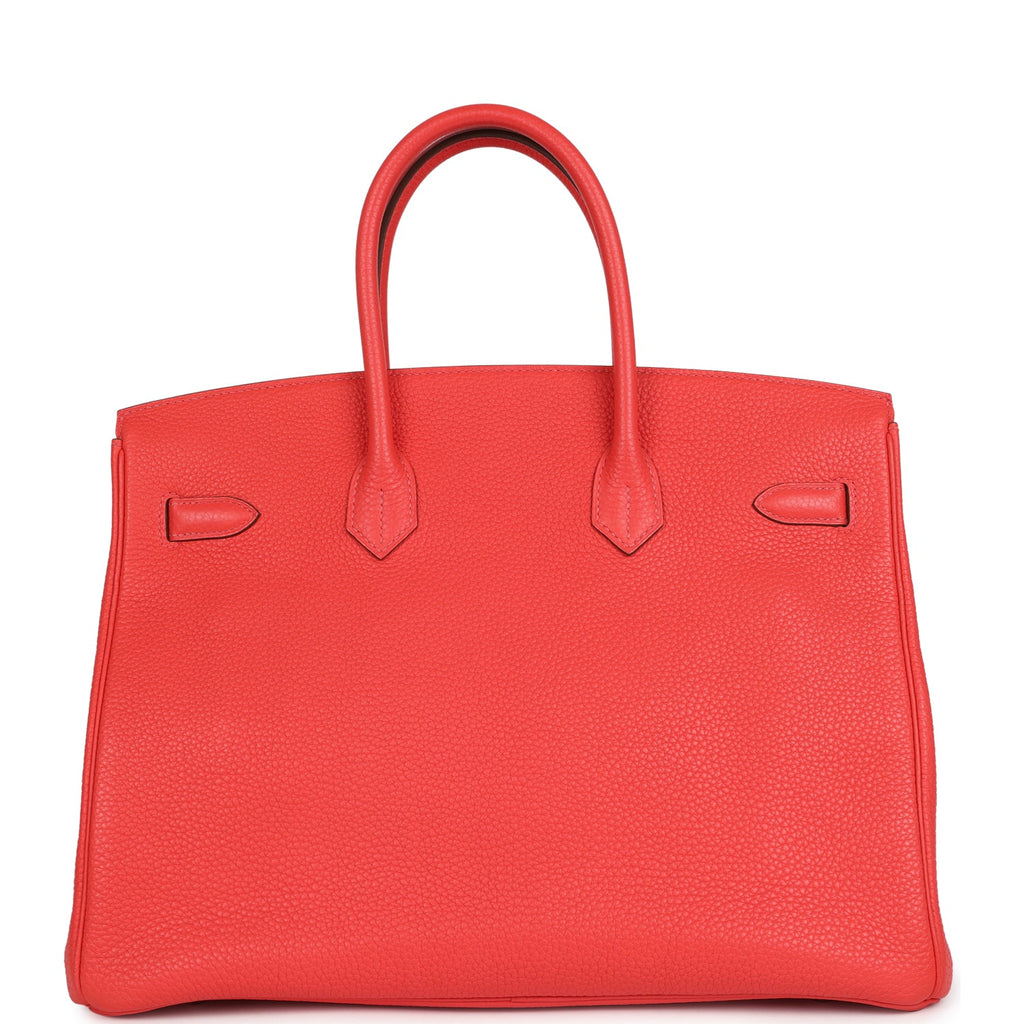 Hermes Birkin 35 Rose Jaipur Clemence Palladium Hardware