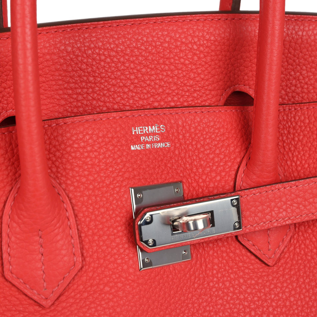 Hermes Birkin 35 Rose Jaipur Clemence Palladium Hardware