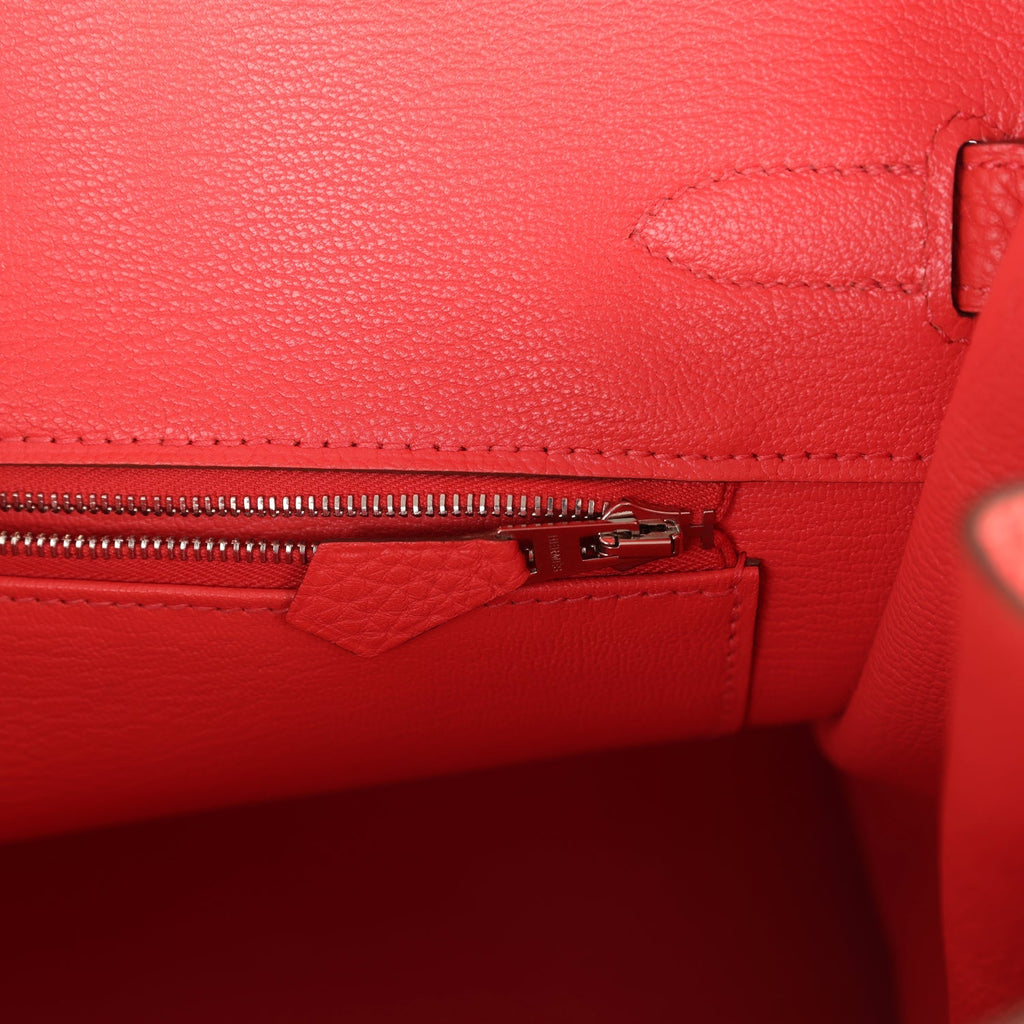 Hermes Birkin 35 Rose Jaipur Clemence Palladium Hardware