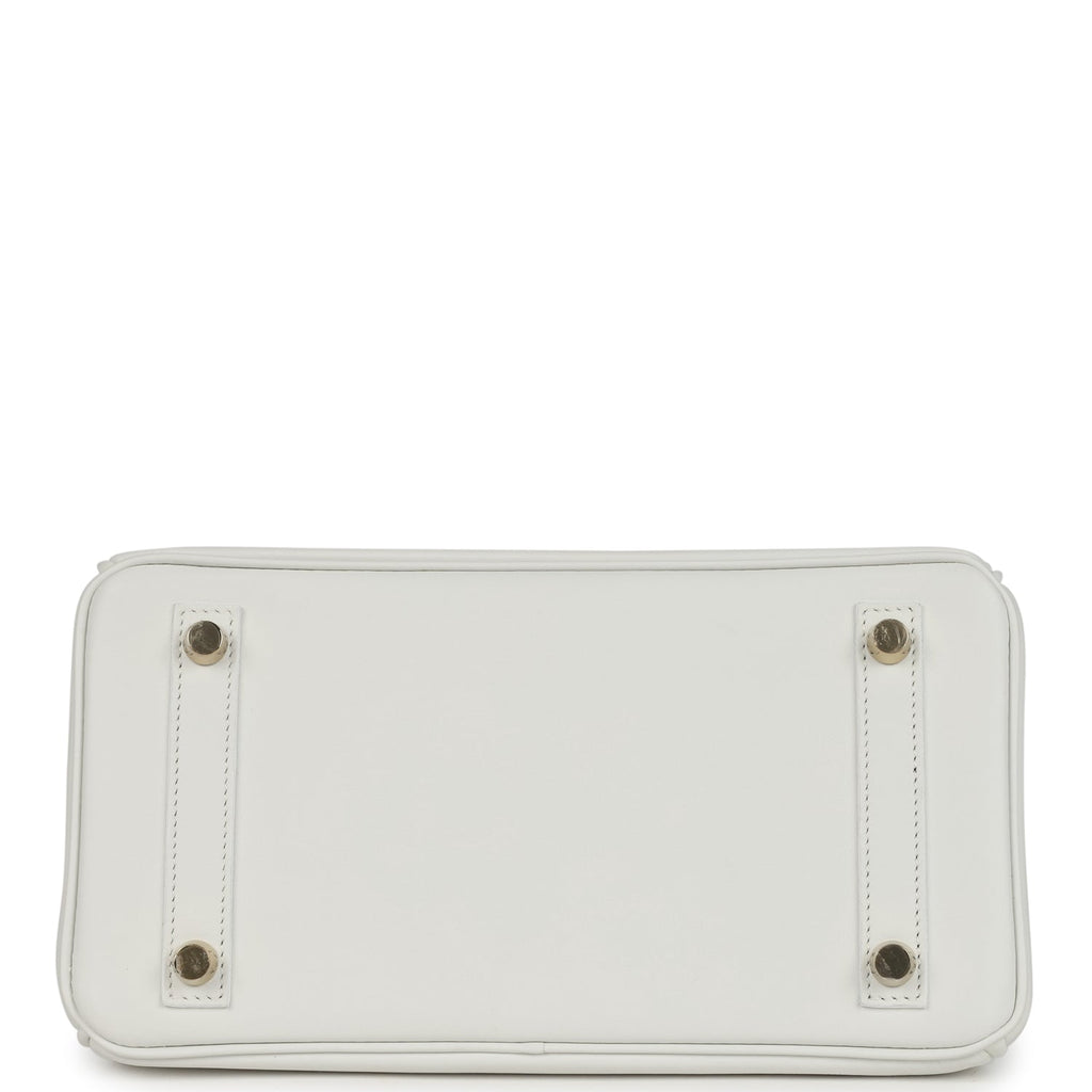 Hermes Birkin 25 New White Swift Gold Hardware