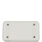 Hermes Birkin 25 New White Swift Gold Hardware
