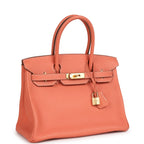 Hermes Birkin 30 Crevette Clemence Gold Hardware