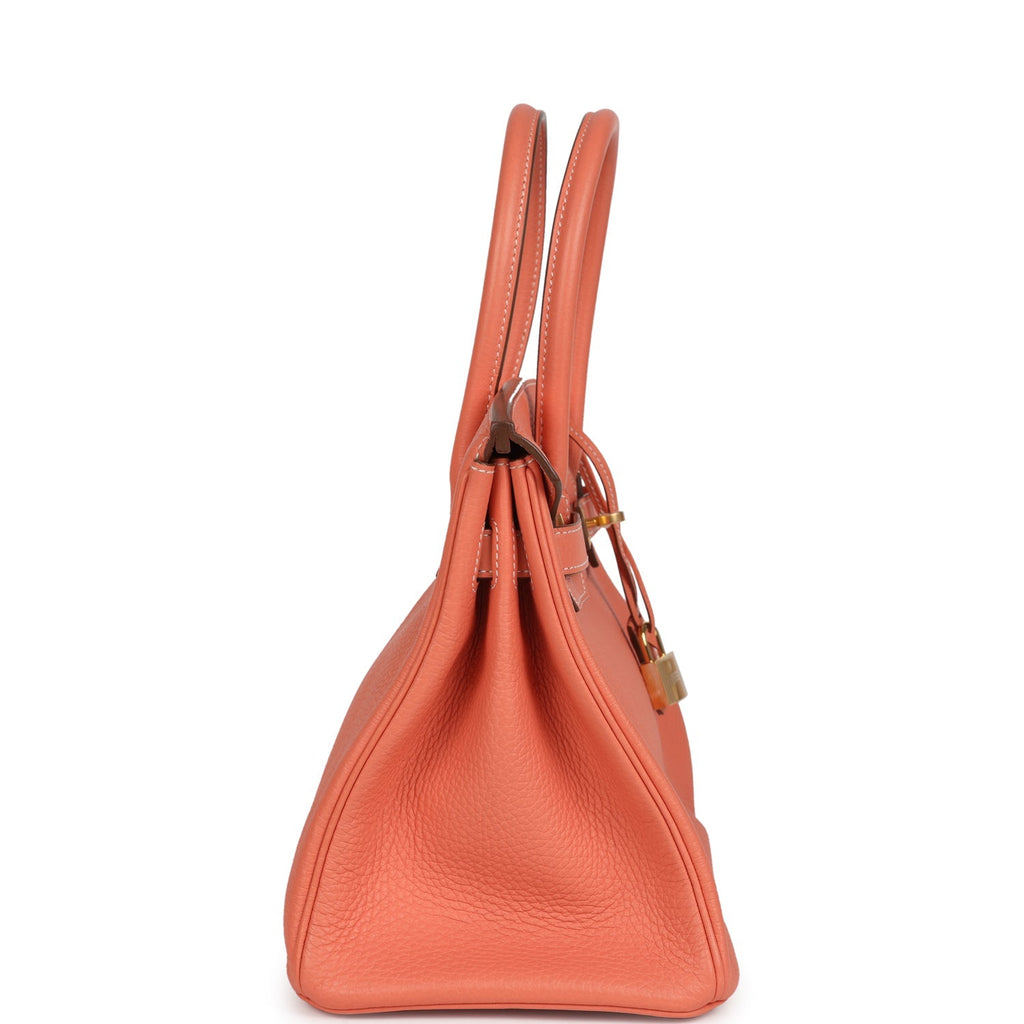 Hermes Birkin 30 Crevette Clemence Gold Hardware