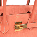 Hermes Birkin 30 Crevette Clemence Gold Hardware